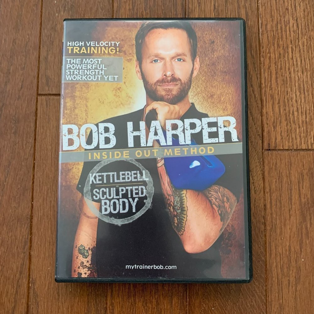 New Bob Harper Inside Out Method: Kettlebell Sculpted Body DVD Fitness